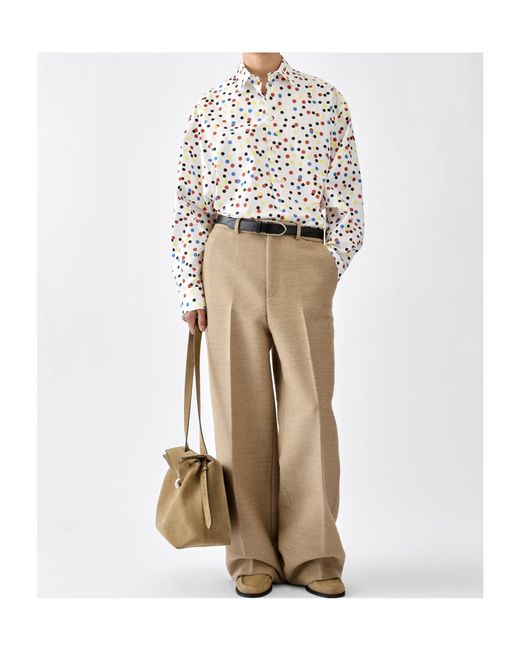Jacquemus White Long-Sleeved Shirt for men