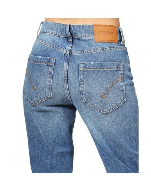 Dondup Blue Koons Straight-Leg Jeans