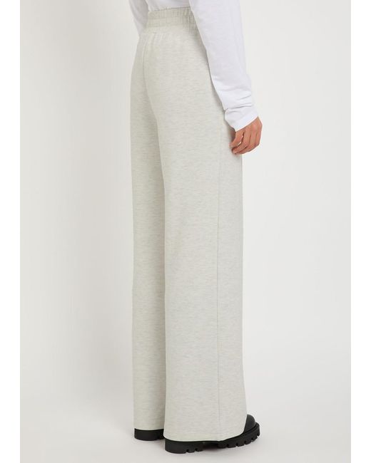 Varley White The Wide Leg 30 Pintuck Jersey Sweatpants