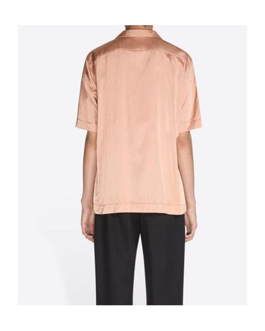 Dries Van Noten Pink Chest-Pocket Shirt for men