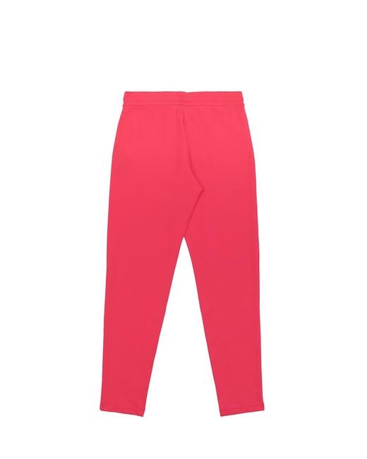 EA7 Red Logo Printed Sweatpants
