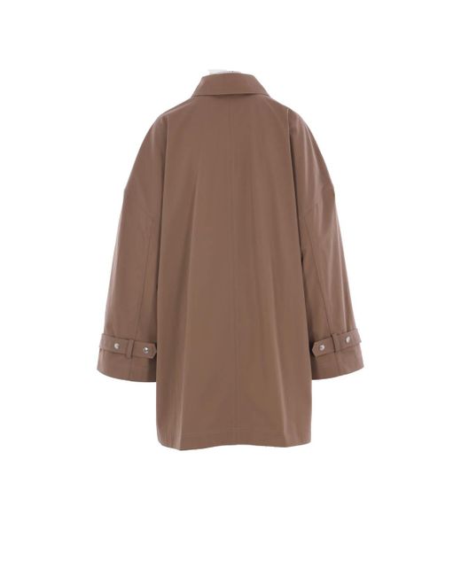Totême Brown Totême Oversized Trench Jacket