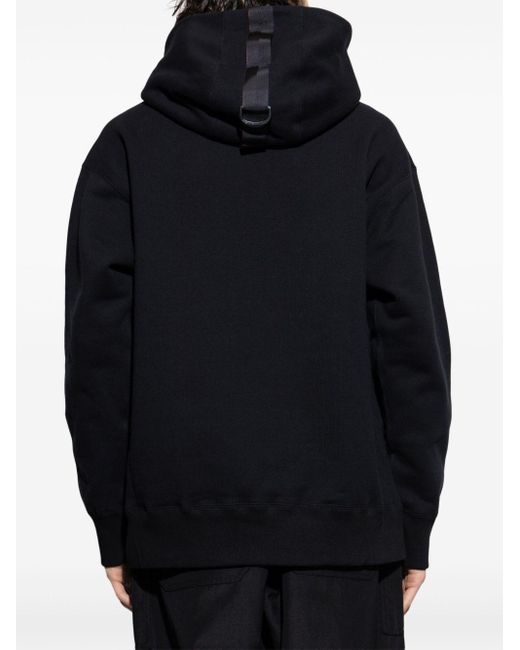 Comme des Garçons Blue Cotton Hoodie for men