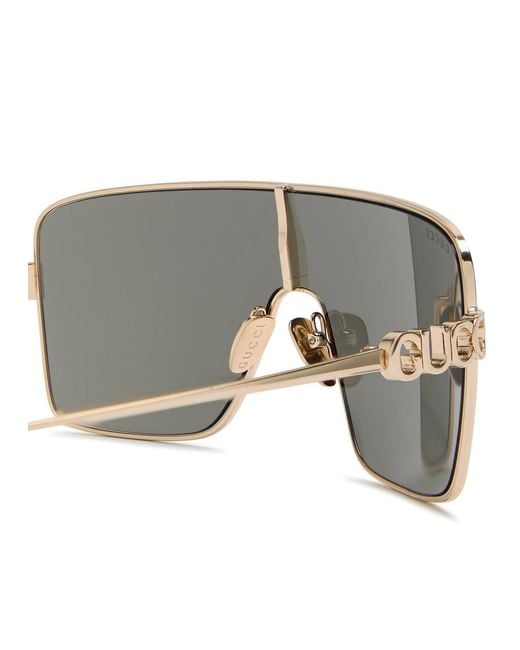 Gucci Gray Large Fashion Sunglasses