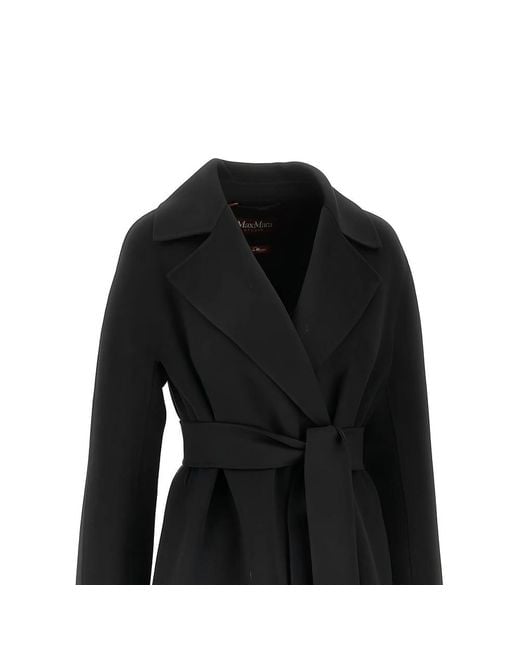Max Mara Black Long-Sleeved Coat