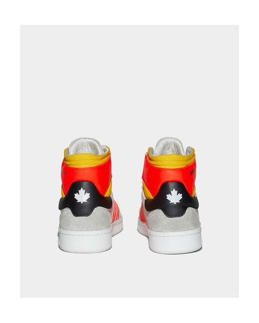 DSquared² White High-Top Sneakers for men