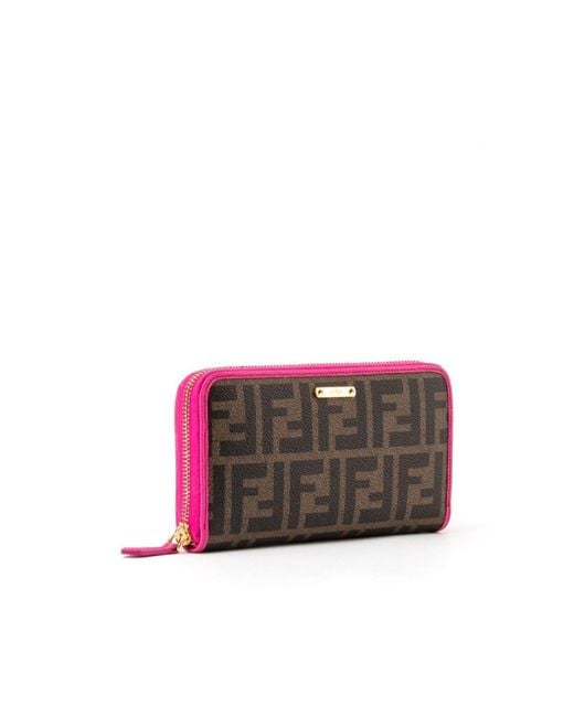 Fendi Brown 'Crayons' Wallet