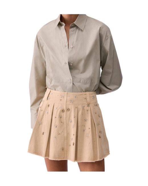 Liu Jo Natural Poplin Shirt