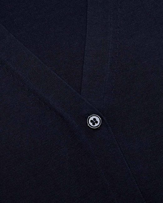Weekend by Maxmara Blue Long-Sleeved Knitted Cardigan