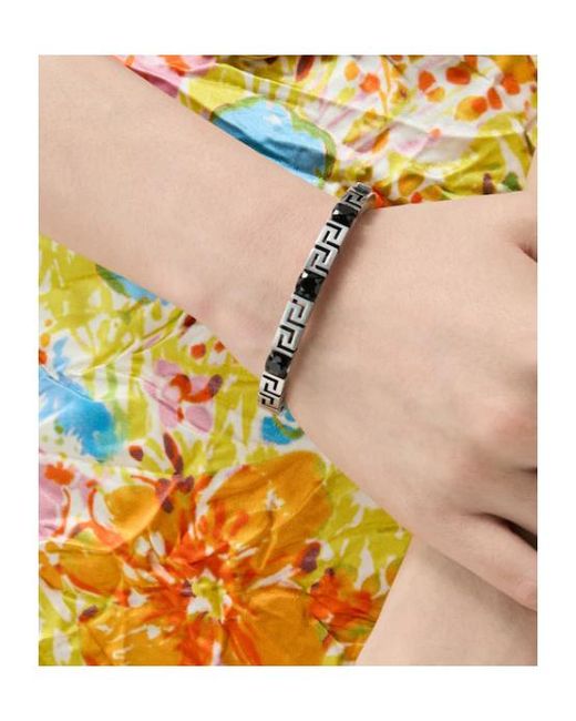 Versace White Greca Bracelet