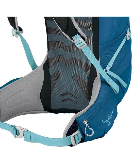 Osprey Blue Zippered Backpack for men