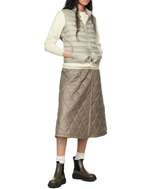 Moncler Gray Liane Down Vest