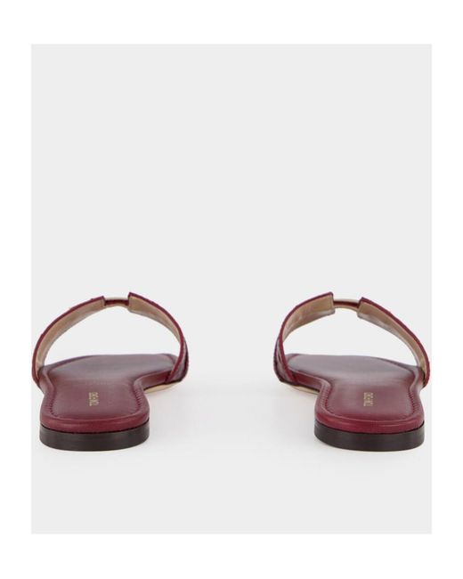 Tom Ford Purple Textured-Strap Buckle Flat