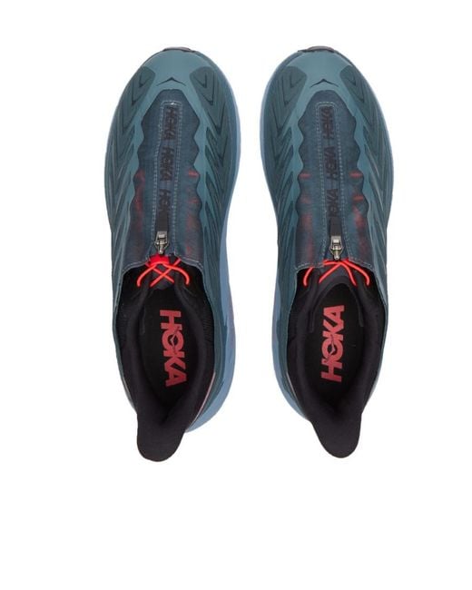 Hoka One One Blue Low-Top Sports Shoes for men