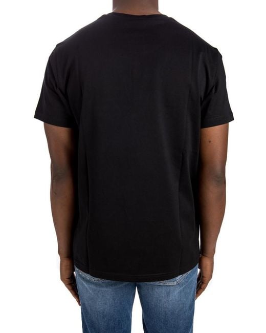 Givenchy Black Studio Logo-Print T-Shirt for men