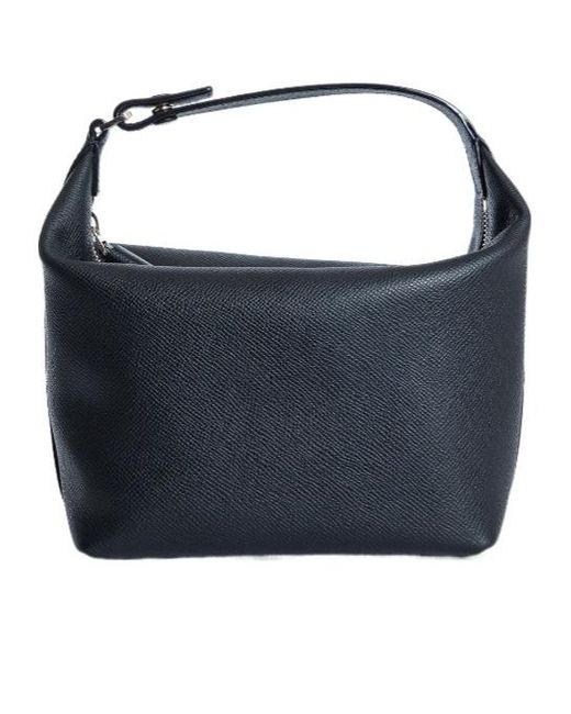 Valextra Blue Mochi Mini Handbag