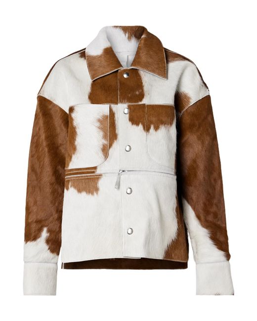 CORDOVA Brown Stitch Printed Casual Jacket0