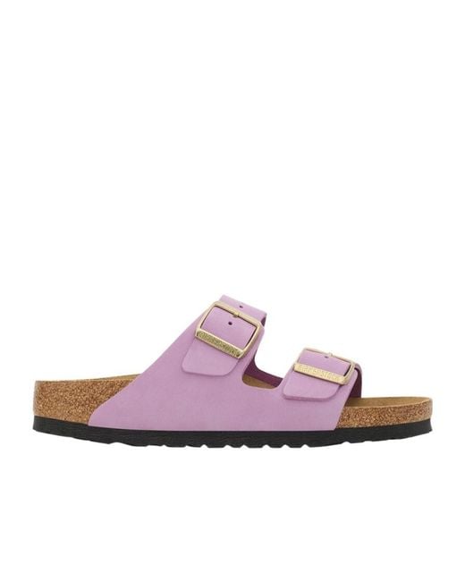 Birkenstock Pink Arizona Double Buckle Sandals