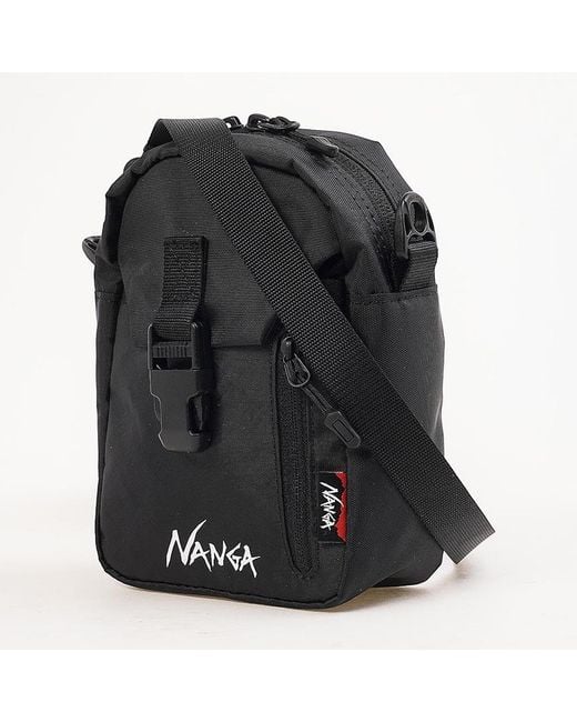 NANGA Black Ur Shoulder Bag for men
