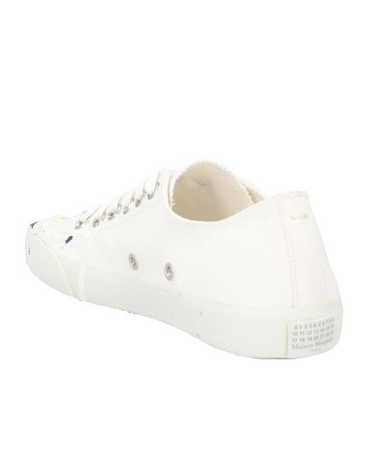Maison Margiela Natural Low-Top Canvas Shoes