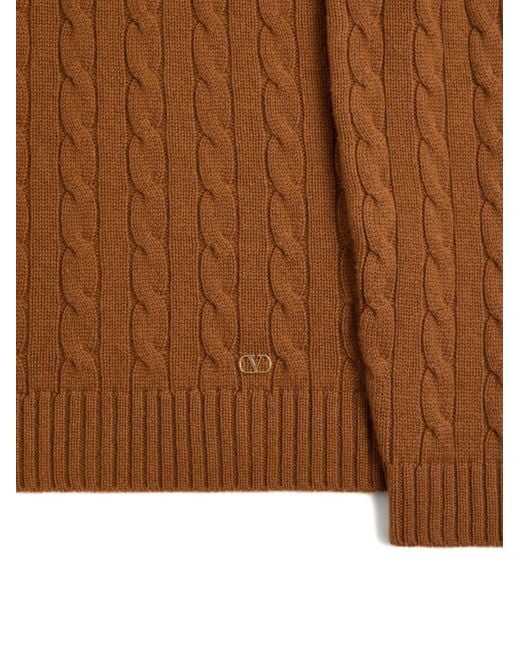 Valentino Brown Cashmere Jumper