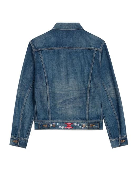Céline Blue 70S Jacket