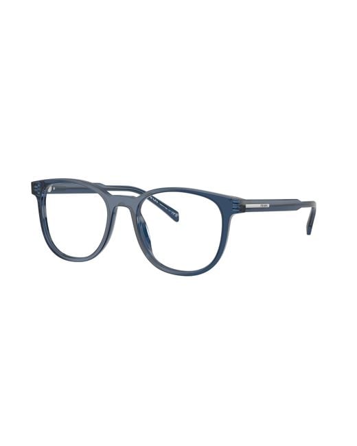 Prada Black Eyewear Square Frame Glasses for men