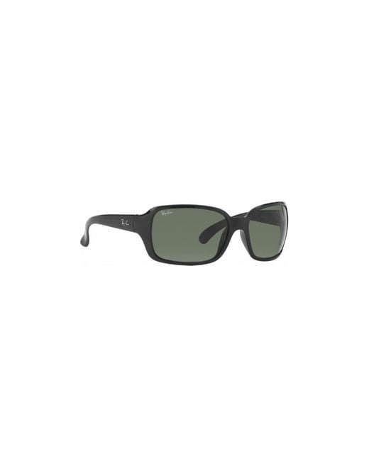 Ray-Ban Green Rectangle-Frame Sunglasses
