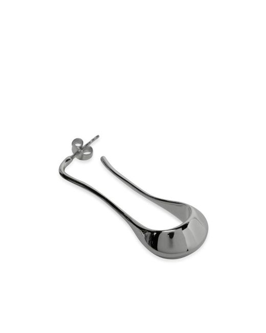 Lemaire White Short Drop Earrings