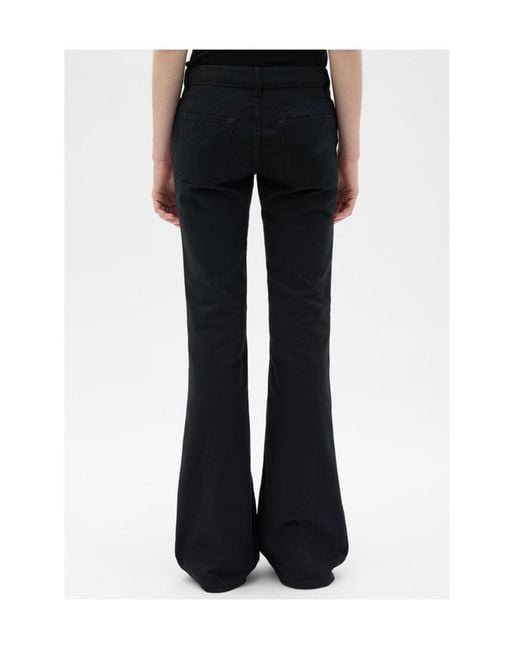Ann Demeulemeester Black Xyla Slim-Fit Bootcut Jeans