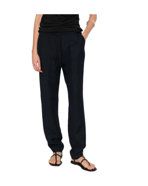 Fabiana Filippi Black Drawstring Trousers