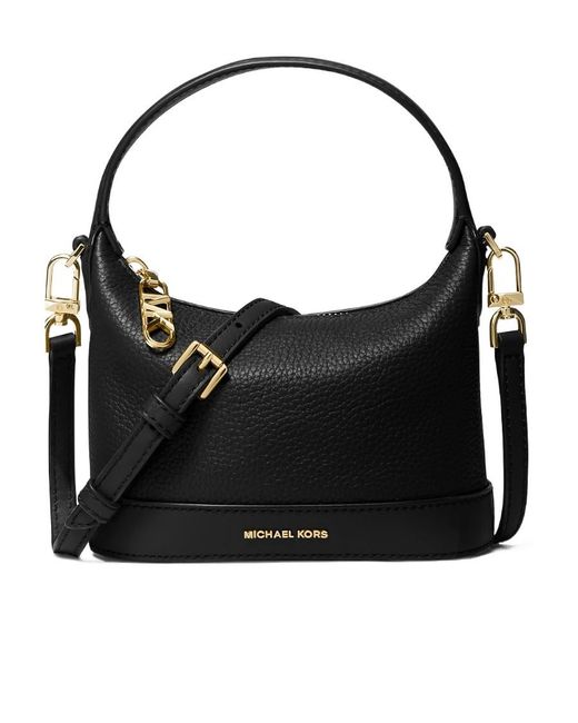 MICHAEL Michael Kors Black Logo Lettering Shoulder Bag