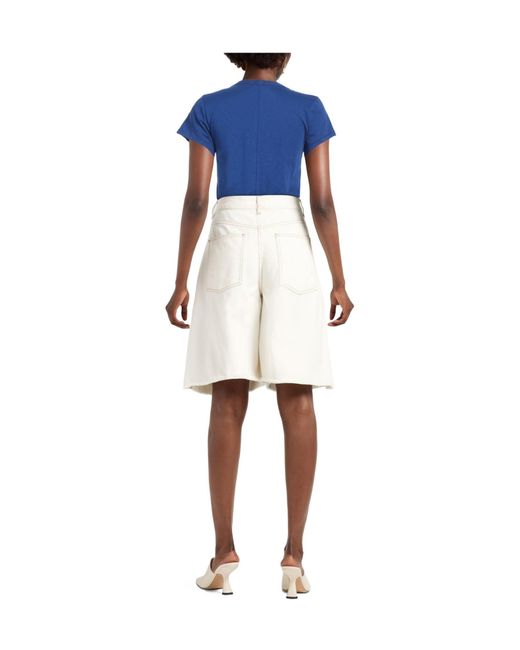 Rag & Bone Blue Solid Color T-Shirt
