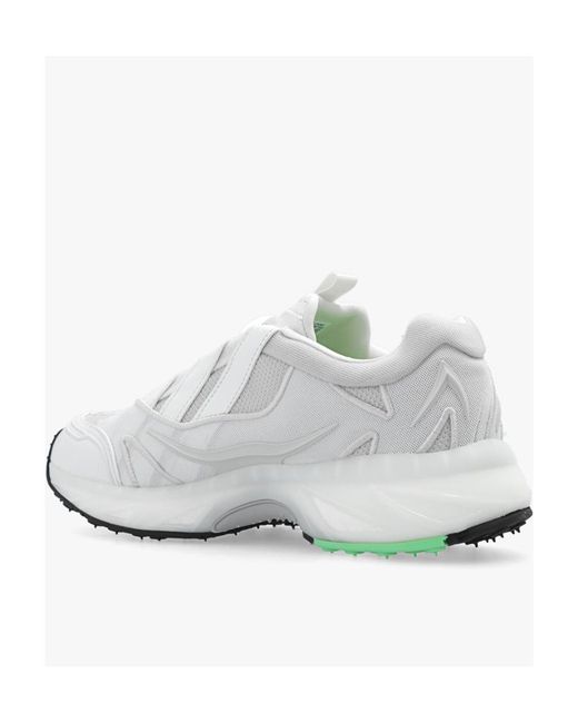 Adidas Originals White Xare Boost Lace-Up Sneakers for men
