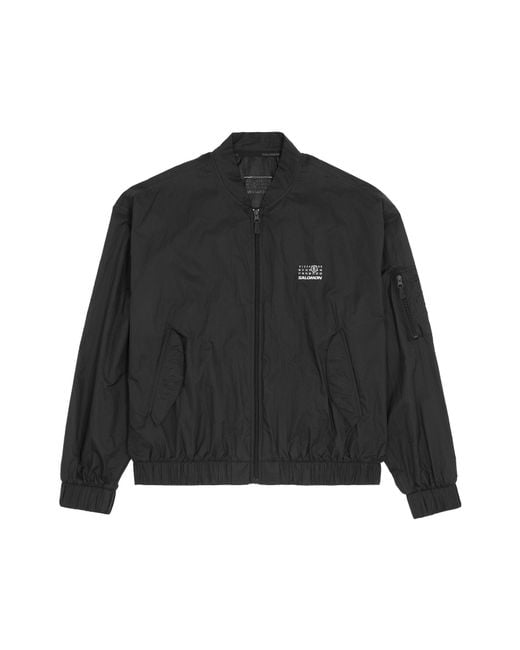 MM6 MAISON MARGIELA X SALOMON Black Waterproof Jacket for men