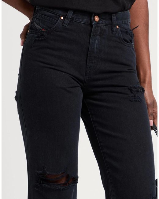 DIESEL Black Denim Trousers
