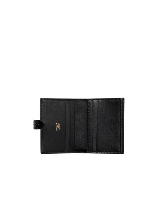 Gucci Black Jackie Python Medium Wallet