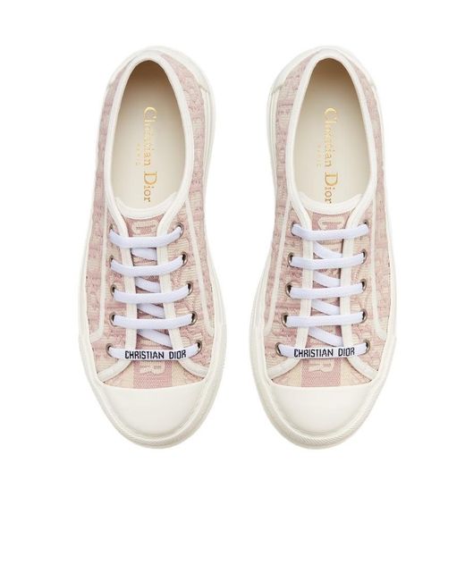 Dior White Christian Walk N Low-Top Sneakers