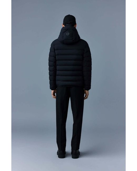 Mackage Black Matte-Finished Padded Jacket for men