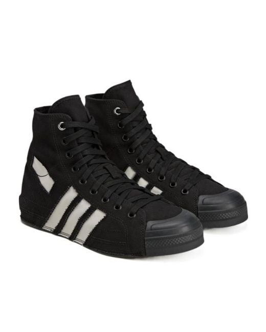 Y-3 Black Nizza Sneakers for men