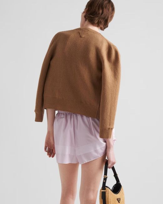 Prada Pink Elasticated Waistband Shorts