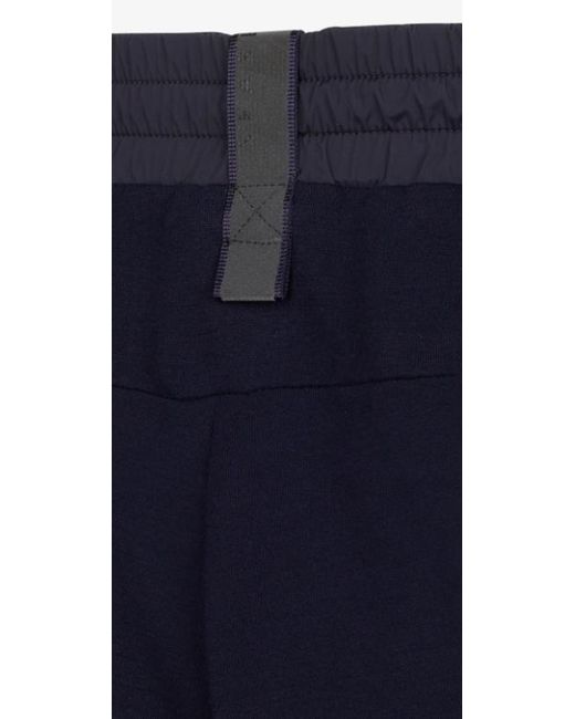 Sease Blue Drawstring Trousers for men