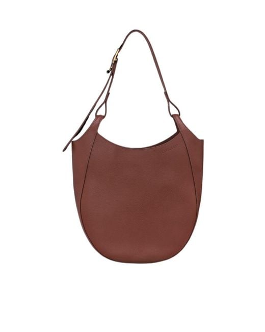 Longchamp Brown Le Foulonné Hobo Bag