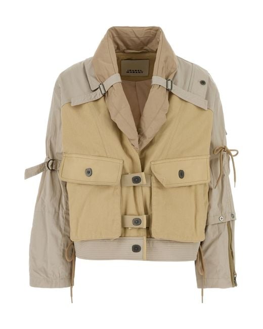 Isabel Marant Natural Bomber Jackets