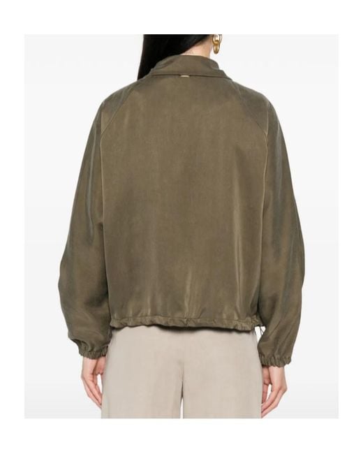 Herno Green Zip Jacket