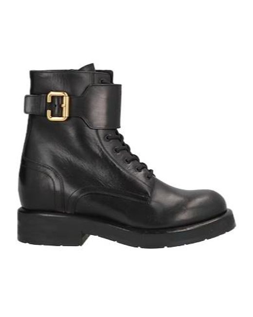 Chloé Black Ankle Boots