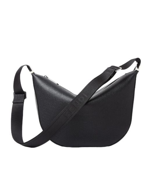 Fendi Black Melon Zipped Crossbody Bag for men