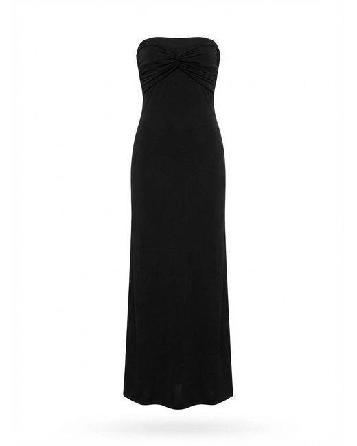 TOVE Black Strapless Design Dress