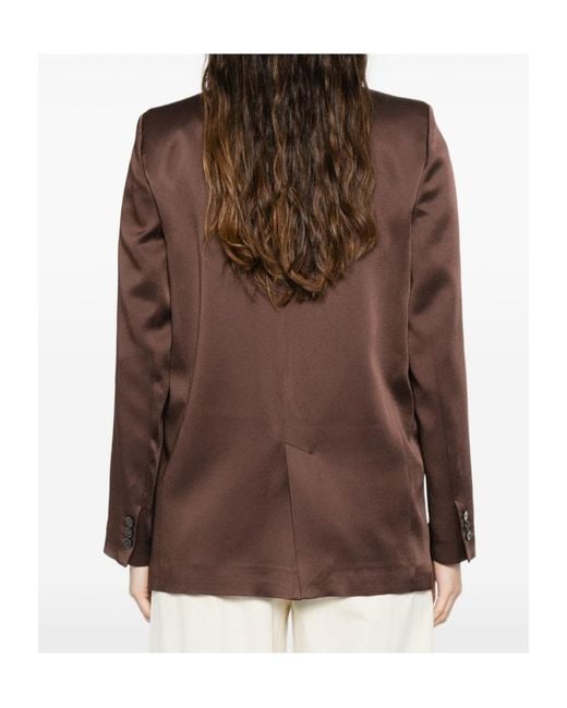 Forte_forte Brown Single-Breasted Jacket