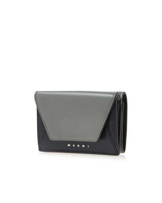 Marni Gray Folding Wallet